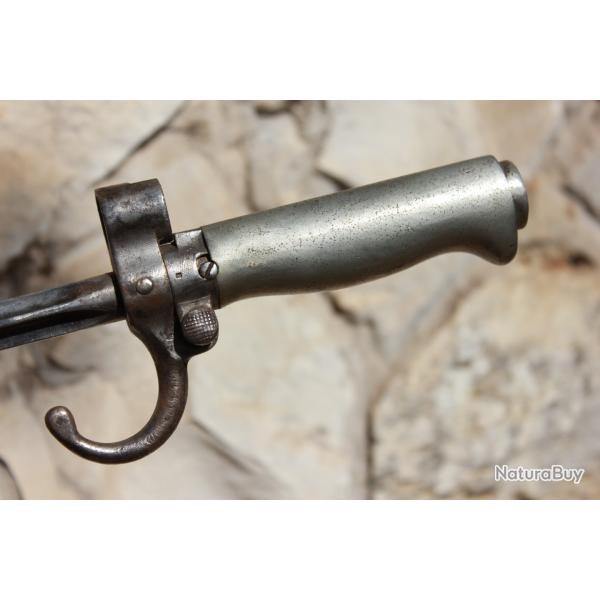 Baonnette Rosalie Mle 1886 1er modle - Fourreau non perc