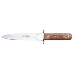 Dague Cudeman - Lame 165mm - Manche Olivier - Etui Cuir