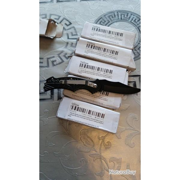 lot de petits couteaux collection revendeur cadeau peche camping X6