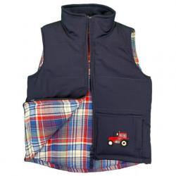 Gilet matelassé enfant Tracteur