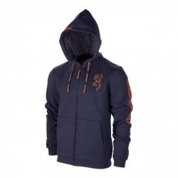 SWEATSHIRT ZIPPE BROWNING SNAPSHOT BLUE