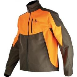 BLOUSON SOMLYS SOFTSHELL ORANGE VERT