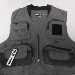 GILET PECHE K10 BY JMC TAILLE M/L/XL/XXL