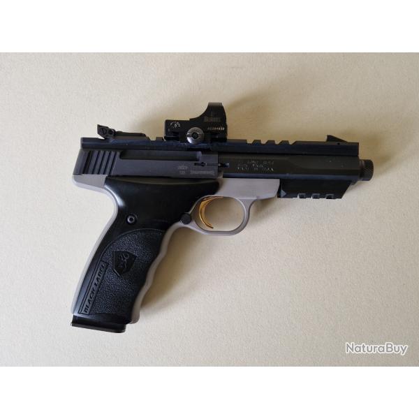 Browning Buck mark black label + Point rouge Burris