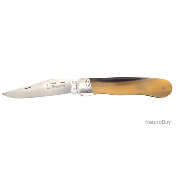Couteau Le pionnier 1 mitre 1 pice - Lame 100mm - Manche Pointe de Corne