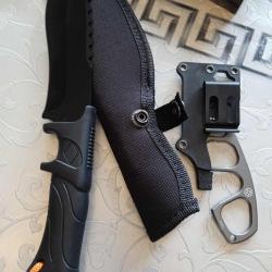lot de deux couteaux tactique survie poignard chasse boker