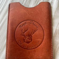Porte Permis de chasse (cuir ) Royal chasse motif cerf 10x13