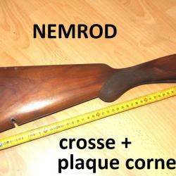 crosse fusil NEMROD + plaque de couche corne (comparez les entailles) - VENDU PAR JEPERCUTE (GE295)