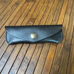 ÉTUIS DE CEINTURE EN CUIR NOIR POUR COUTEAU DE QUALITÉ NEUF PORT HORIZONTAL
