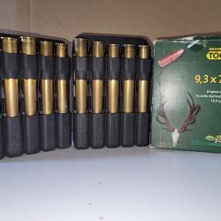 100 Douilles de calibre 9.3*74R