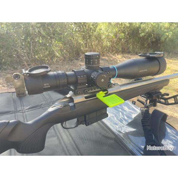 Arken EP5 5-25x56 en Mrad avec flip-up etat neuf
