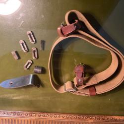Lot de pieces bretelle plaque de couche pour mosin nagant