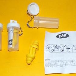 LOT DE 3 PAIRES DE BOUCHONS AURICULAIRE A ATTENUATION NON LINEAIRE POUR BRUITS D'ARMES DE L'ARMEE FR