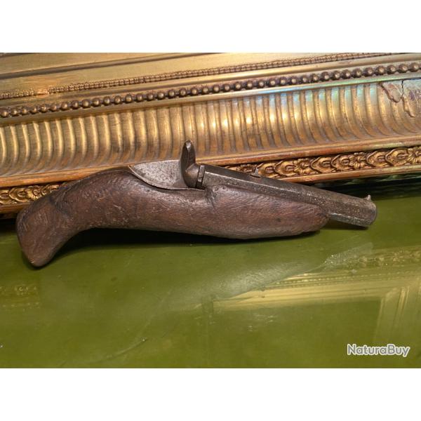 Épave de pistolet système flobert de marque Galland