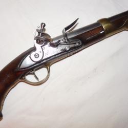 Pistolet à silex de Cavalerie française Modèle 1763/66 2eme Type de Saint Étienne