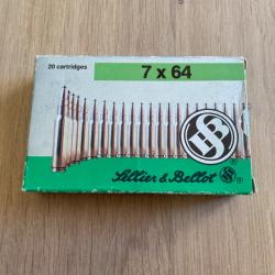 20 munitions 7x64 sellier & bellot
