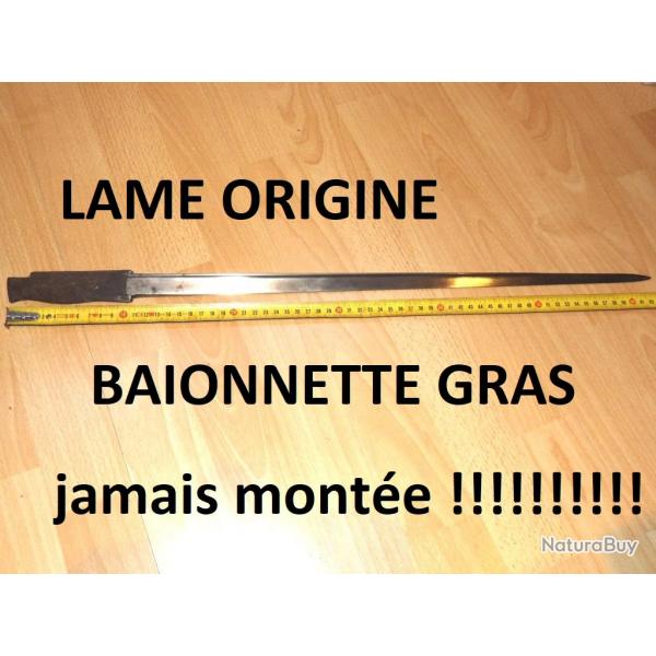 lame ORIGINE de baionnette fusil GRAS jamais monte longueur 632mm - VENDU PAR JEPERCUTE (D25E11)