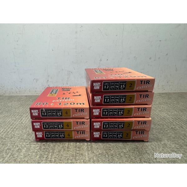 LOT DE MARY ARM TIR EXTREM CALIBRE 12/70 - 1 sans prix de reserve