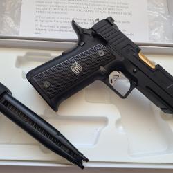 Réplique d'airsoft EMG Salient Arms 2011 4.3 Gaz Blowback Cal. 6mm BB