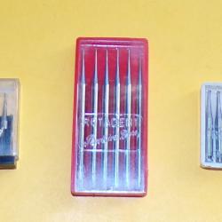 SERVICE DE SANTE : OUTIL MEDICAL LOT DE TROIS BOITES DE FRAISE POUR DENTISTE , TRES BON ETAT VOIR PH