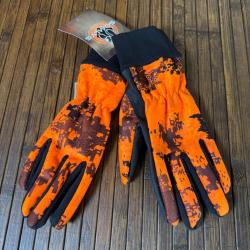 GANTS SOFTSHELL SOMLYS ORANGE GAMO SOUPLE