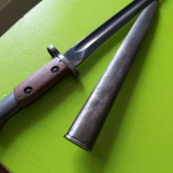 BAIONNETTE WW1 AVEC SON FOURREAU