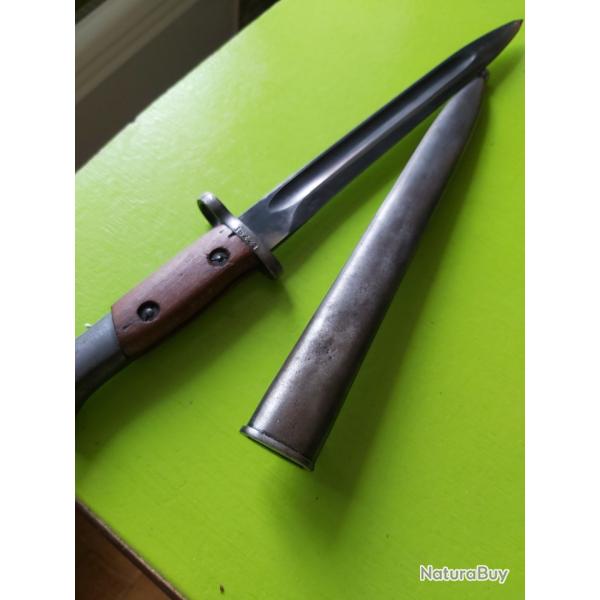 BAIONNETTE WW1 AVEC SON FOURREAU