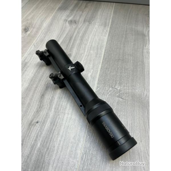 Swarovski habicht 1,25-4x24  rail avec montage excellent tat