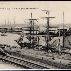 CPA - NANTE - Vue sur le Port prise de l'Hermitage N°1592