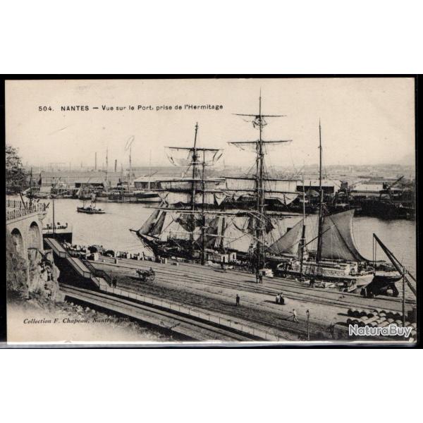 CPA - NANTE - Vue sur le Port prise de l'Hermitage N1592