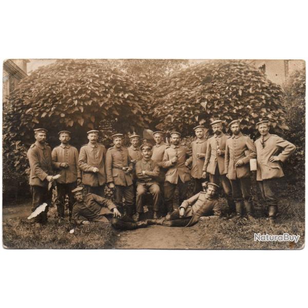 Carte - Photo Groupe de soldats allemands N1593