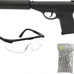 Saigo Defense Pack Airsoft Pistolet Modèle PPKG3 à Ressort/Matière: Métal/Puissance 0.5 Joule