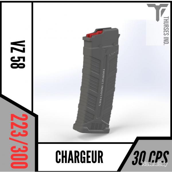 chargeur VZ58 gazella vz 58 30 coups bridé Cat.C Thurses industries