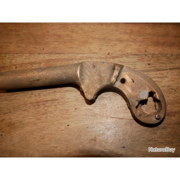 Ebauche en laiton de pistolet  percussion type Abilne
