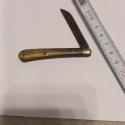 Canif XIXeme siècle manche corne