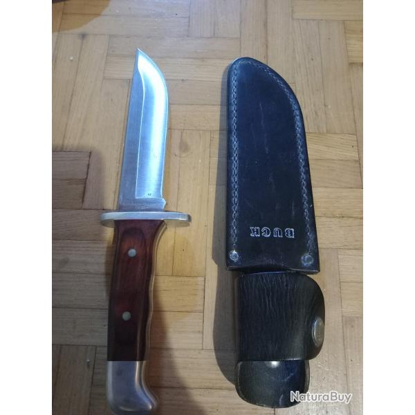 Couteau buck modèle 124 avec étui bon état