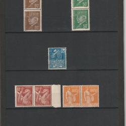 Lot de timbres français