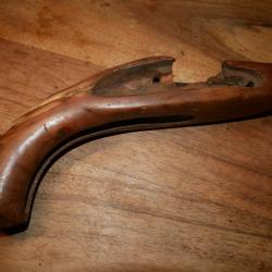 Bois de pistolet à percussion type AN XIII fabrication civile