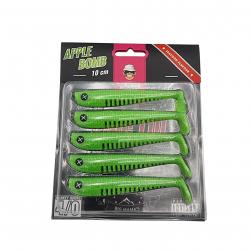 Leurre Monkey Lures King Lui 10 cm - Ultra attractif pour perche, sandre et brochet Apple Bomb