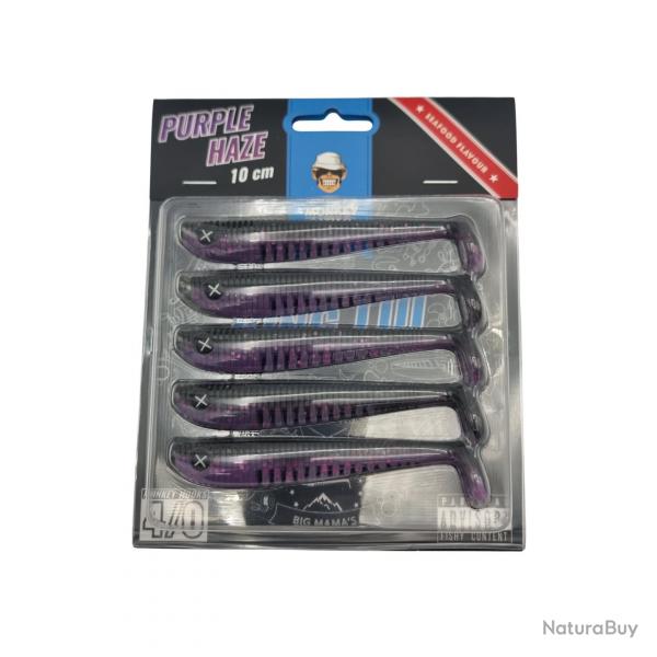 Leurre Monkey Lures King Lui 10 cm - Ultra attractif pour perche, sandre et brochet purple haze