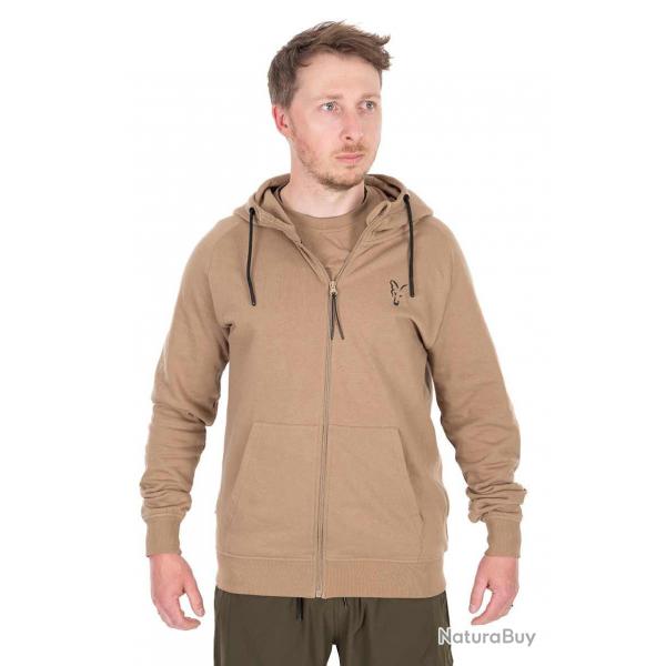 Sweat Fox Collection LW Zip Hoody Tan Ltd XXL