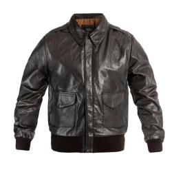 Blouson aviateur homme en cuir de chèvre Nappa