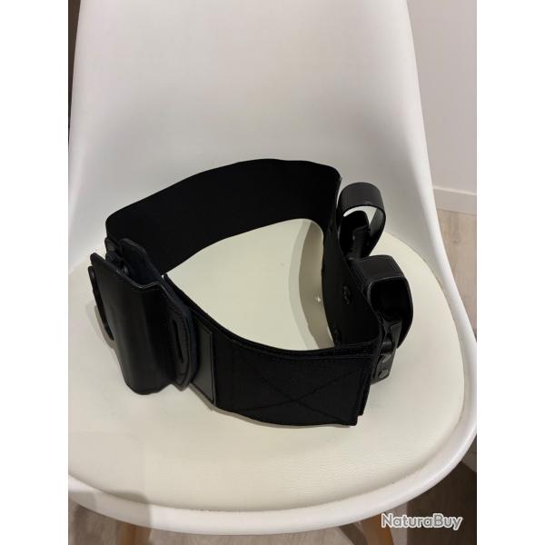 Ceinture discrète GK avec étui rétention  sur mesure