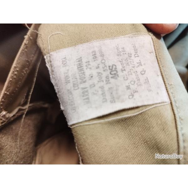 Capote en laine US WW2