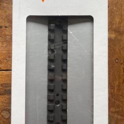 Rail picatinny TIKKA T3X 0 MOA acier cranté