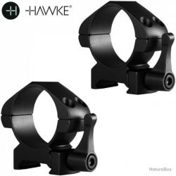 HAWKE COLLIERS MONTAGE PRECISION STEEL RING a levier WEAVER QRL MEDIUM 30MM 23016