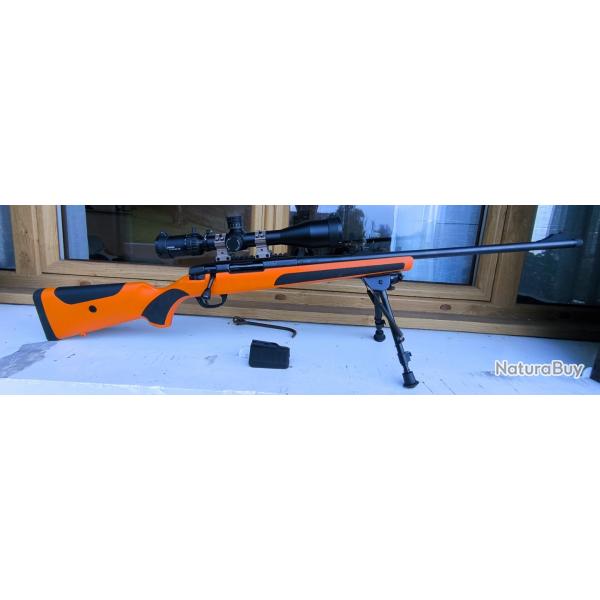 Carabine A Verrou ATA Turqua Synthetique Orange Busc Reglable Cal 308 Win 61Cm