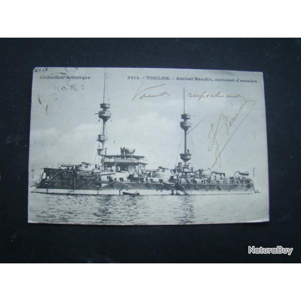 marine nationale - CUIRASSIER d'ESCADRE AMIRAL BAUDIN 1905
