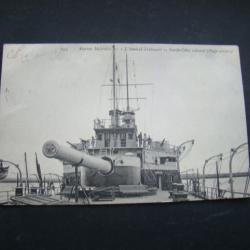 marine nationale - GARDE COTES CUIRASSE AMIRAL TREHOUART - PLAGE ARRIERE