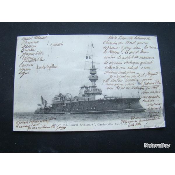 marine nationale - GARDE COTES CUIRASSE AMIRAL TREHOUART